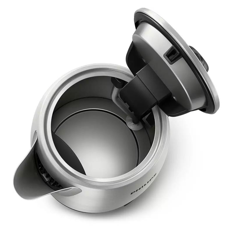 Philips | Kettle | HD9353/90 Viva Collection | Electric | 1740-2060 W | 1.7 L | Stainless steel | 360° rotational base | Stainless steel - Image 4