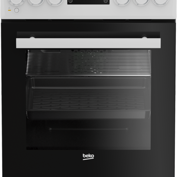 BEKO Cooker | FSM51339DWDS | Hob type Gas | Oven type Electric | White | Width 50 cm | Grilling | LED | Depth 60 cm | 60 L