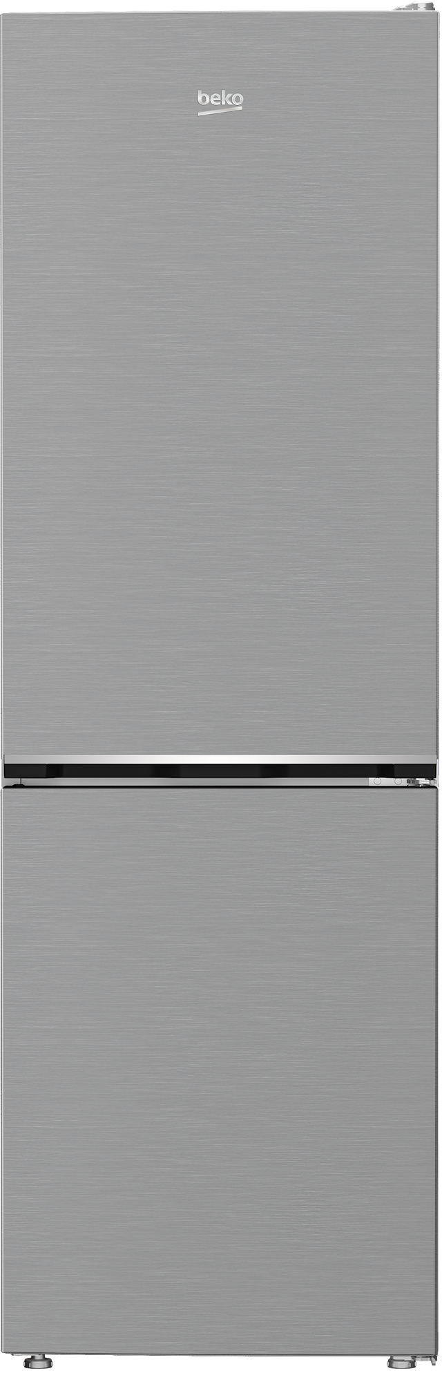 BEKO Refrigerator | B1RCNA364XB | Energy efficiency class E | Free standing | Combi | Height 186.5 cm | No Frost system | Fridge net capacity 210 L | Freezer net capacity 106 L | 37 dB | Grey