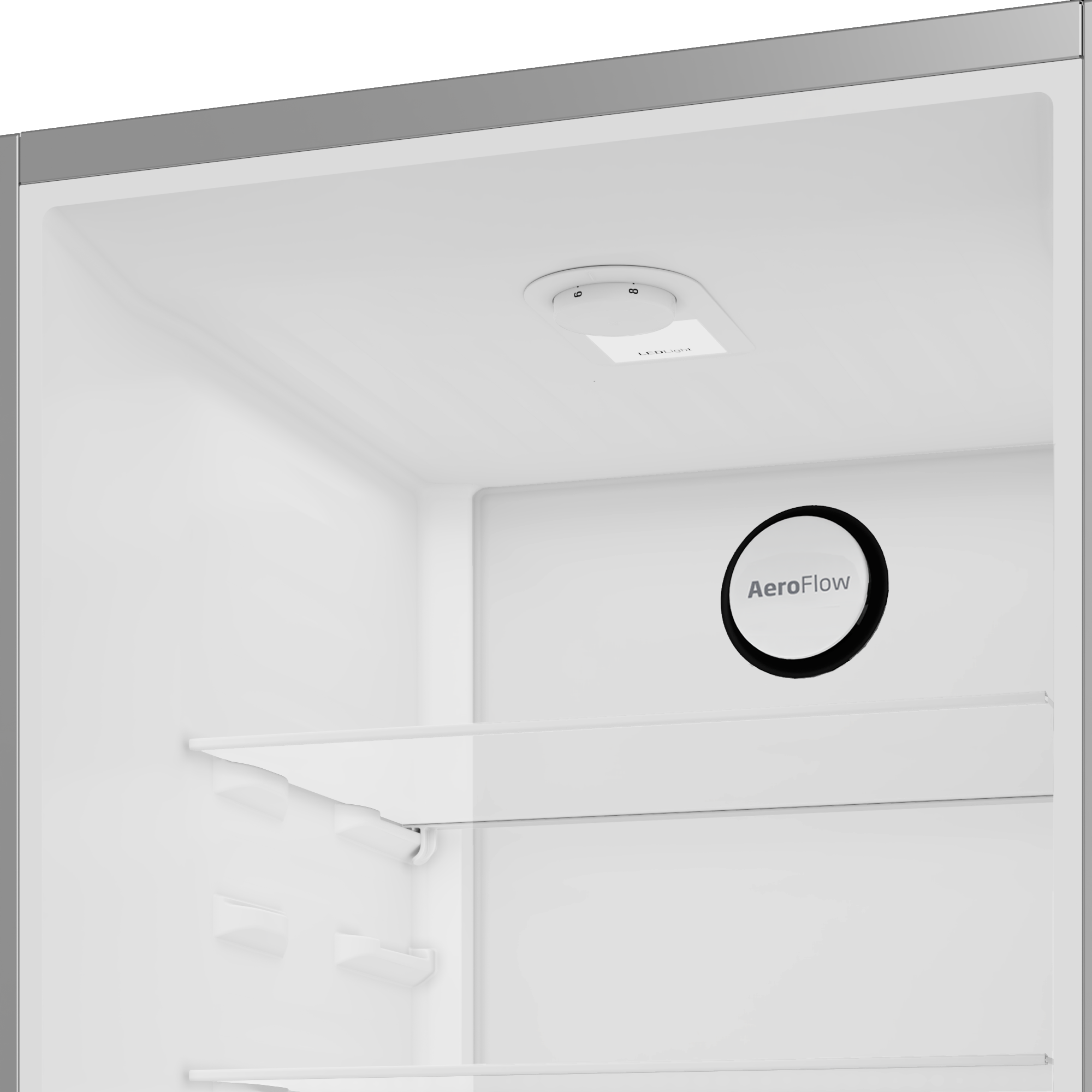 BEKO Refrigerator | B1RCNA364XB | Energy efficiency class E | Free standing | Combi | Height 186.5 cm | No Frost system | Fridge net capacity 210 L | Freezer net capacity 106 L | 37 dB | Grey - Image 5