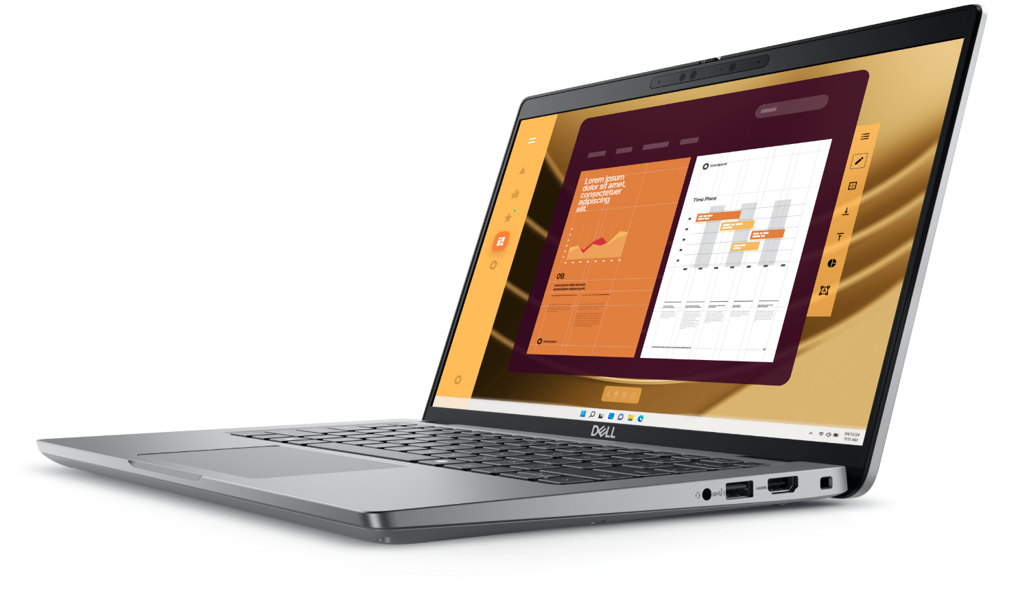 Dell Latitude 5450 | 14 " | IPS | FHD | 1920 x 1080 pixels | Intel Core Ultra 7 | 165U | 16 GB | DDR5 | Solid-state drive capacity 512 GB | Intel Integrated Graphics | Windows 11 Pro | 802.11ax | Bluetooth version 5.3 | Keyboard language English | Keyboard backlit | Warranty 36 month(s) | Battery warranty 12 month(s) - Image 3