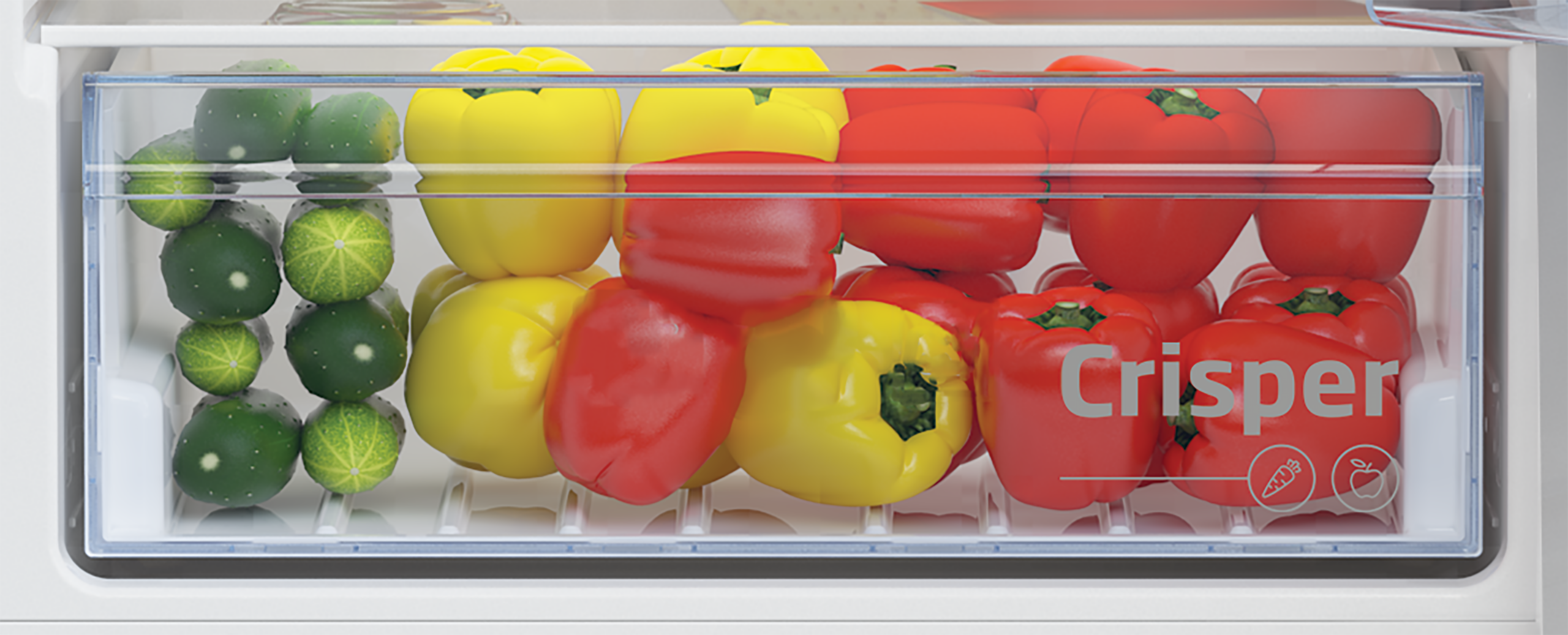 BEKO Refrigerator | BCHA275K41SN | Energy efficiency class E | Built-in | Combi | Height 177.5 cm | No Frost system | Fridge net capacity 193 L | Freezer net capacity 69 L | 38 dB | White - Image 3