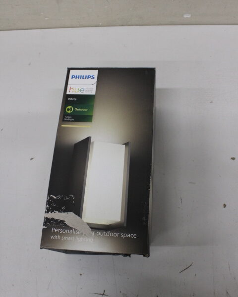 SALE OUT. Philips Hue W Turaco Outdoor Wall Lantern | Philips Hue Turaco Outdoor Wall Lantern | E27 | 9 W | Warm white | DAMAGED PACKAGING
