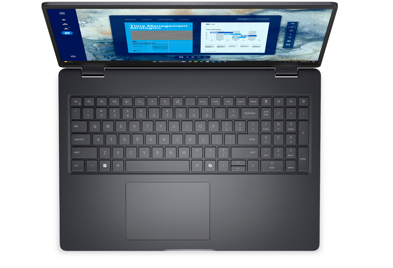 Dell Pro 16 PC16250 | 16 " | FHD+ | Anti-glare | Intel Core 5 | 120U | 16 GB | DDR5 | Solid-state drive capacity 512 GB | Intel Graphics | Windows 11 Pro | 802.11ax | Bluetooth version 5.3 | Keyboard language English | Keyboard backlit | Warranty 36 month(s) | Battery warranty 12 month(s) - Image 4