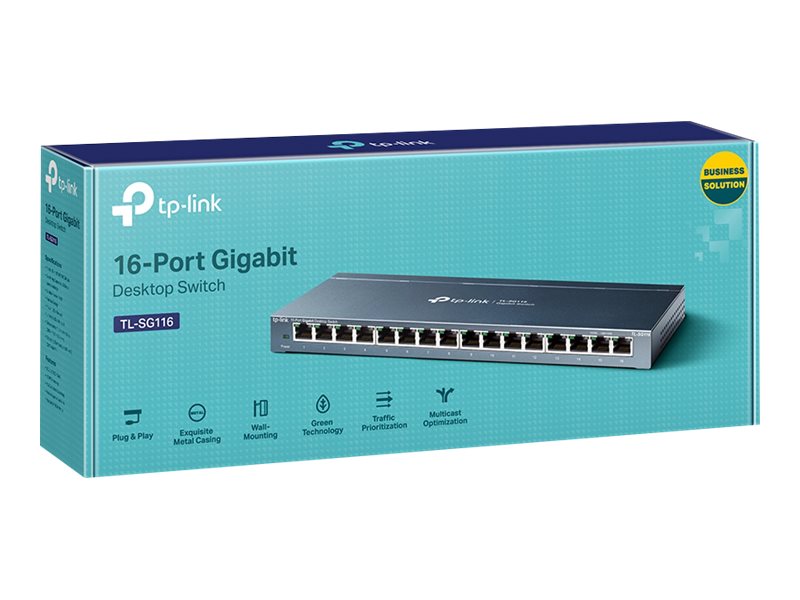 TP-LINK | 16-Port Gigabit Switch | TL-SG116 | Unmanaged | Desktop - Image 7
