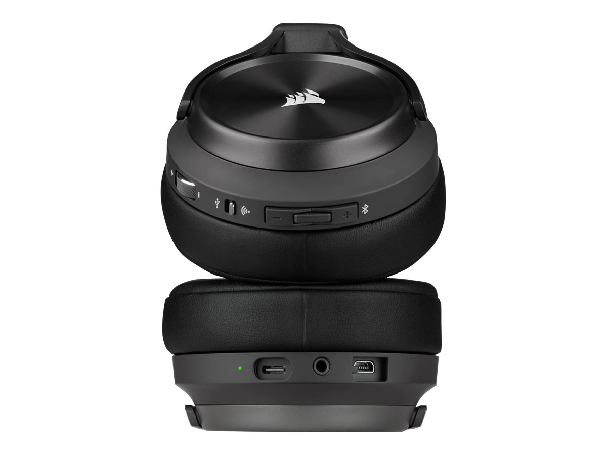 Corsair | High-Fidelity Gaming Headset | VIRTUOSO RGB WIRELESS XT | Wireless/Wired | Over-Ear | Wireless | Black - Image 10