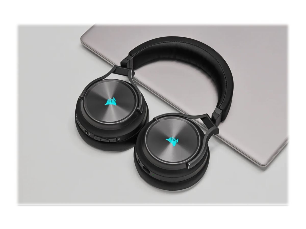 Corsair | High-Fidelity Gaming Headset | VIRTUOSO RGB WIRELESS XT | Wireless/Wired | Over-Ear | Wireless | Black - Image 18