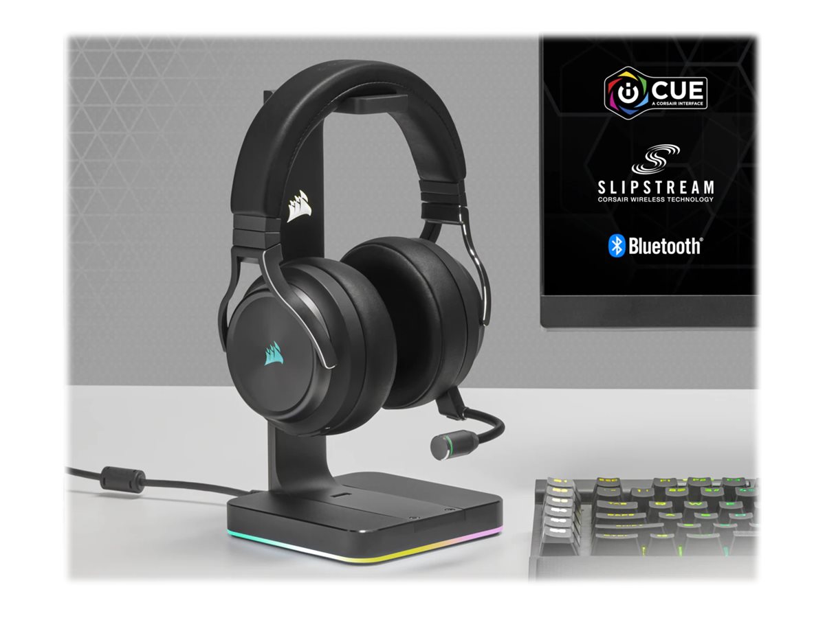 Corsair | High-Fidelity Gaming Headset | VIRTUOSO RGB WIRELESS XT | Wireless/Wired | Over-Ear | Wireless | Black - Image 22