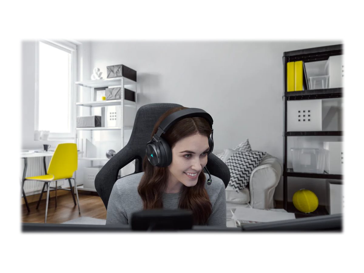 Corsair | High-Fidelity Gaming Headset | VIRTUOSO RGB WIRELESS XT | Wireless/Wired | Over-Ear | Wireless | Black - Image 23