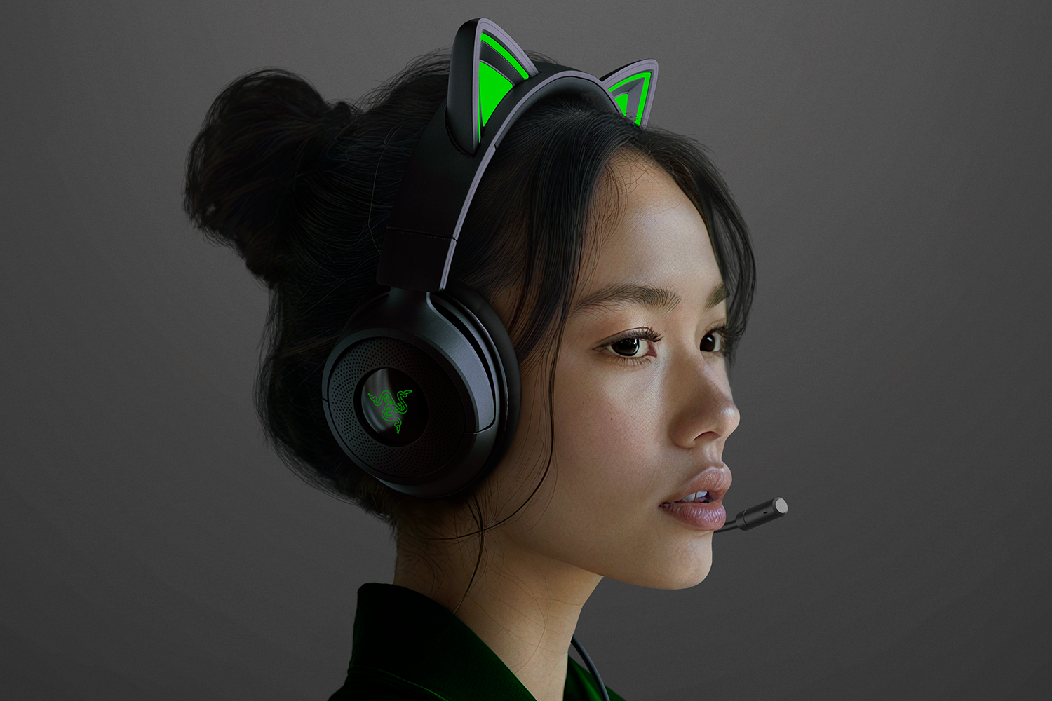 Razer Gaming Headset | Kraken Kitty V3 X | Wired | Over-Ear | Microphone | Black - Image 6