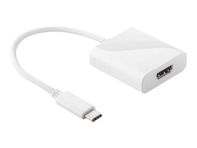 Goobay | USB-C HDMI adapter | 66259 | White | USB-C male | HDMI female (Type A) | 0.2 m - Image 2
