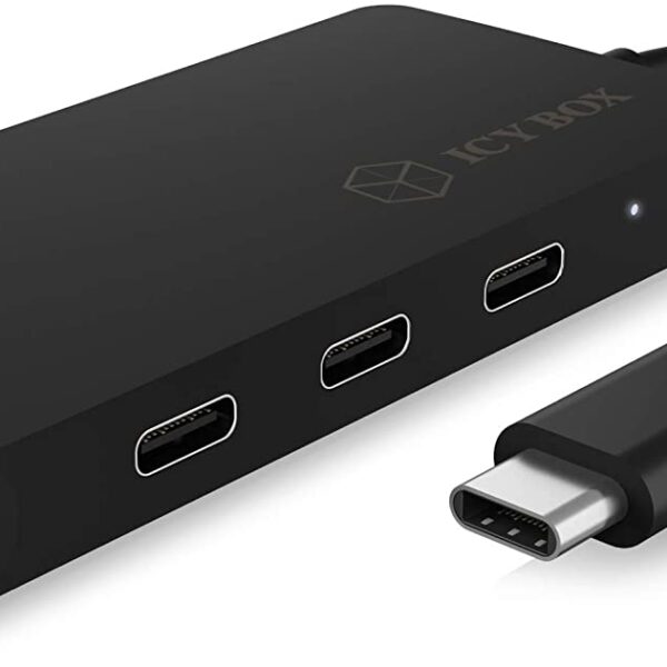 Raidsonic | 4-port hub with USB Type-C interface and PD port | IB-HUB1429-CPD