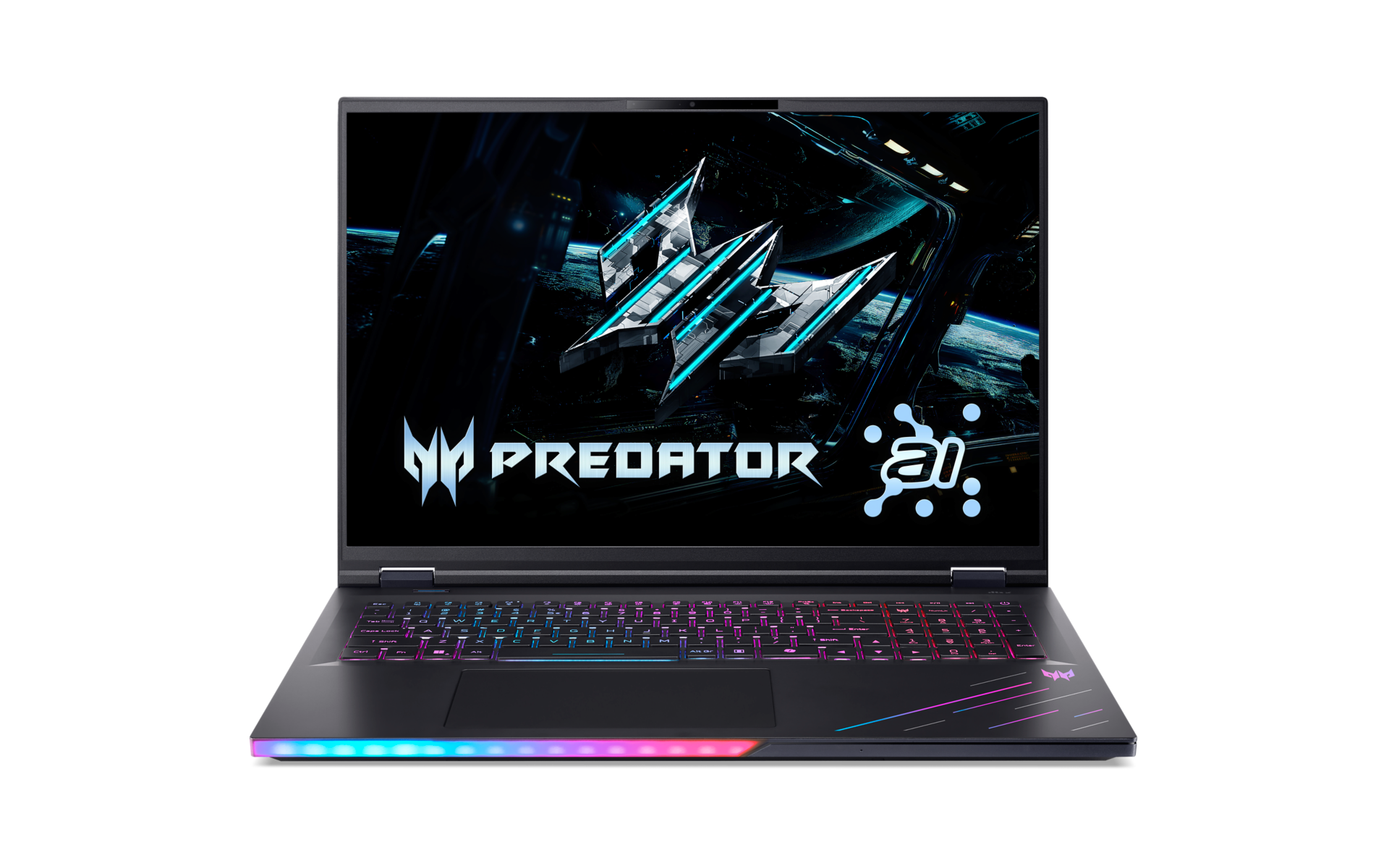 Acer | Predator Helios 18 AI PH18-73-97UF | Abyssal Black | 18 " | Mini LED | WQUXGA | 3840 x 2400 pixels | 120 Hz | Intel Core U9 | 275HX | 64 GB | DDR5 | Solid-state drive capacity 1000 GB | NVIDIA GeForce RTX 5090 | GDDR7 | 24 GB | Windows 11 Home | Bluetooth version 5.4 | Keyboard language US international | Keyboard backlit | Warranty 24 month(s)