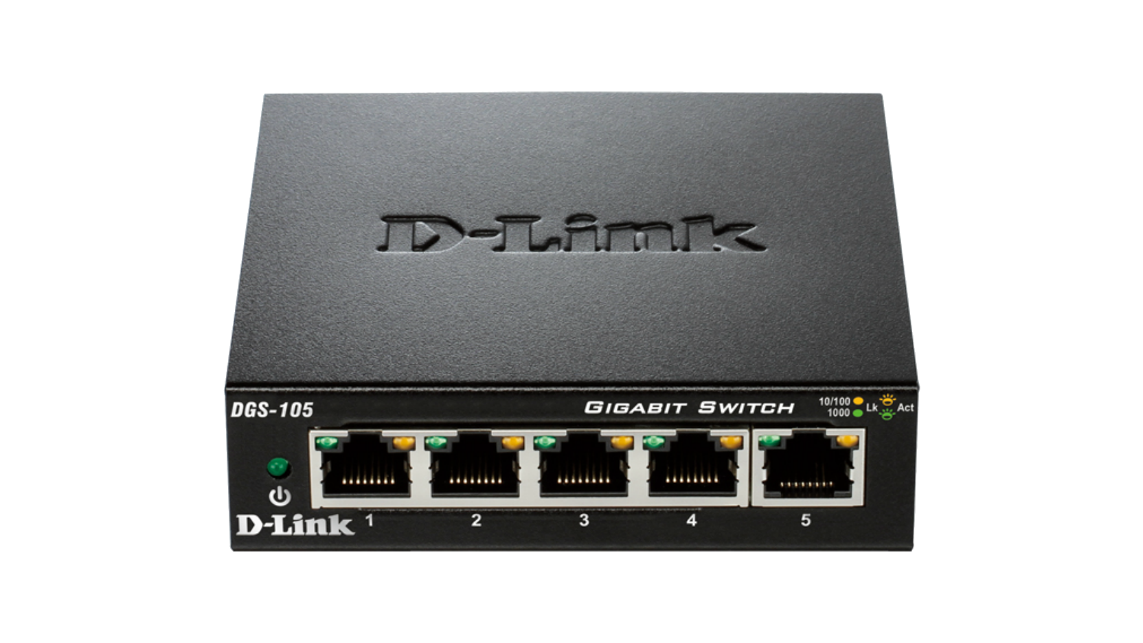 D-Link | Ethernet Switch | DGS-105/E | Unmanaged | Desktop | Gigabit Ethernet (copper) ports quantity 5