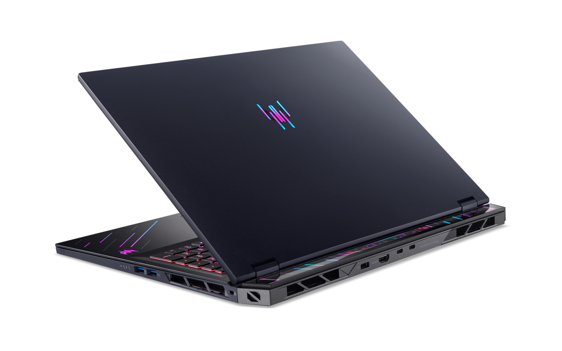 Acer | Predator Helios 18 AI PH18-73-97UF | Abyssal Black | 18 " | Mini LED | WQUXGA | 3840 x 2400 pixels | 120 Hz | Intel Core U9 | 275HX | 64 GB | DDR5 | Solid-state drive capacity 1000 GB | NVIDIA GeForce RTX 5090 | GDDR7 | 24 GB | Windows 11 Home | Bluetooth version 5.4 | Keyboard language US international | Keyboard backlit | Warranty 24 month(s) - Image 7