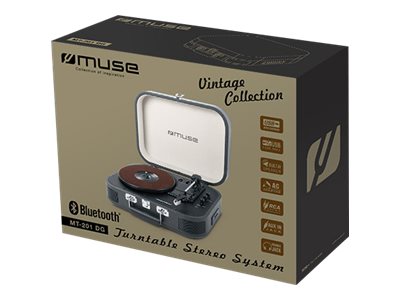 Muse | Turntable Stereo System | MT-201 DG | USB port | AUX in - Image 4