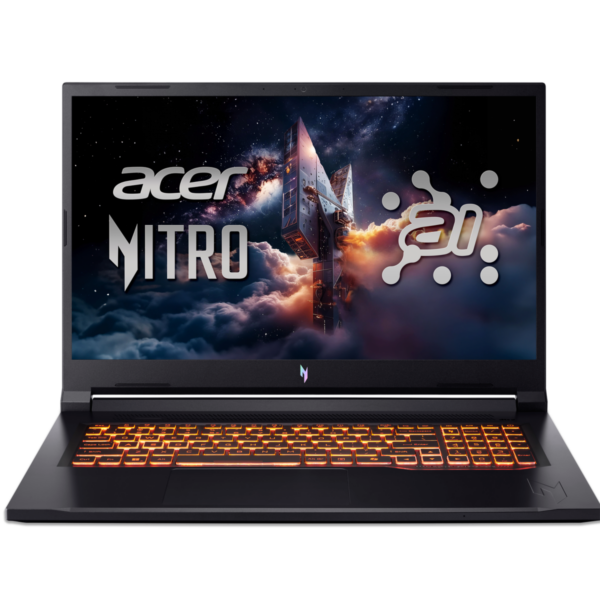 Acer | Nitro V 17 AI ANV17-41-R9XF | Obsidian Black | 17.3 " | IPS | QHD | 2560 x 1440 pixels | AMD Ryzen 7 | 260 | 32 GB | DDR5 | Solid-state drive capacity 1000 GB | NVIDIA GeForce RTX 5070 | GDDR7 | 8 GB | Windows 11 Home | 802.11ax | Bluetooth version 5.3 | Keyboard language US international | Keyboard backlit | Warranty 24 month(s)