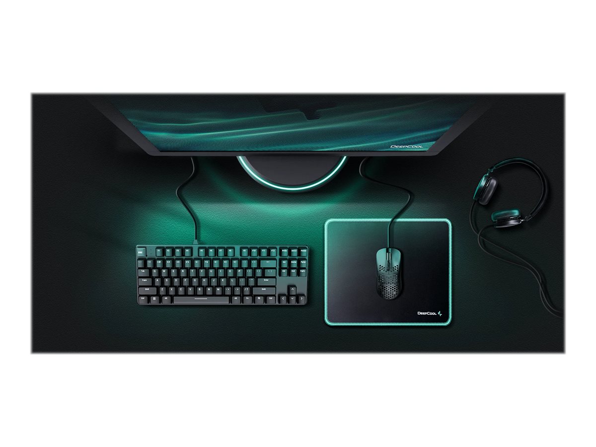 Deepcool | PREMIUM CLOTH GAMING MOUSE PAD | GM800 | Black surface, DeepCool green edge - Image 17