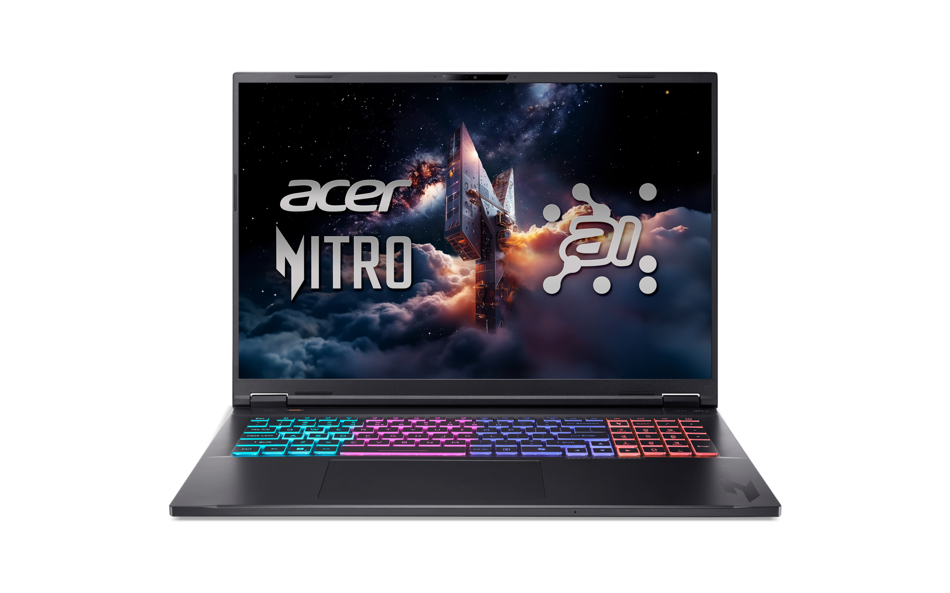 Acer | Nitro 18 AI AN18-61-R40J | Obsidian Black | 18 " | IPS | WQXGA | 2560 x 1600 pixels | AMD Ryzen AI 7 | 350 | 16 GB | DDR5 | Solid-state drive capacity 1000 GB | NVIDIA GeForce RTX 5070 | GDDR7 | 8 GB | Windows 11 Home | 802.11ax | Bluetooth version 5.3 | Keyboard language US international | Keyboard backlit | Warranty 24 month(s)