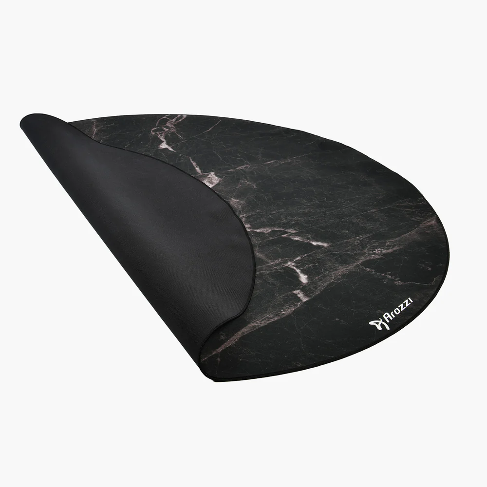 Arozzi Zona Round Floor Pad | Black Marble - Image 8