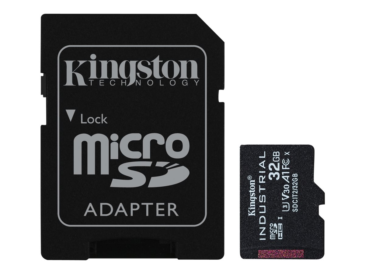 Kingston | UHS-I | 32 GB | microSDHC/SDXC Industrial Card | Flash memory class Class 10, UHS-I, U3, V30, A1 - Image 2