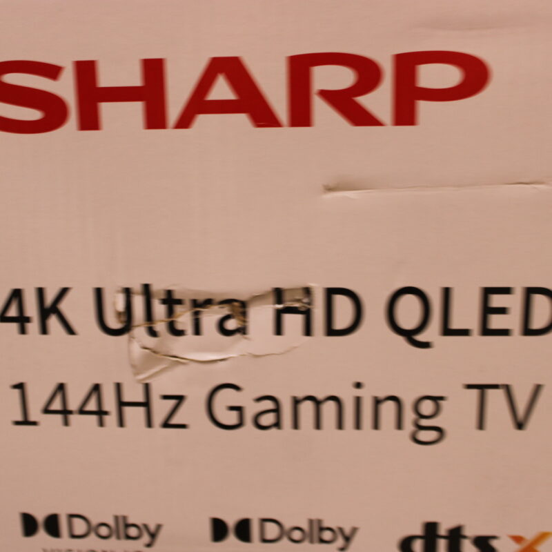 SALE OUT. Sharp 50HR7265E | 50 | Smart TV | Google TV | Black | DAMAGED PACKAGING, SCRATCHED ON THE SCREEN - Image 2