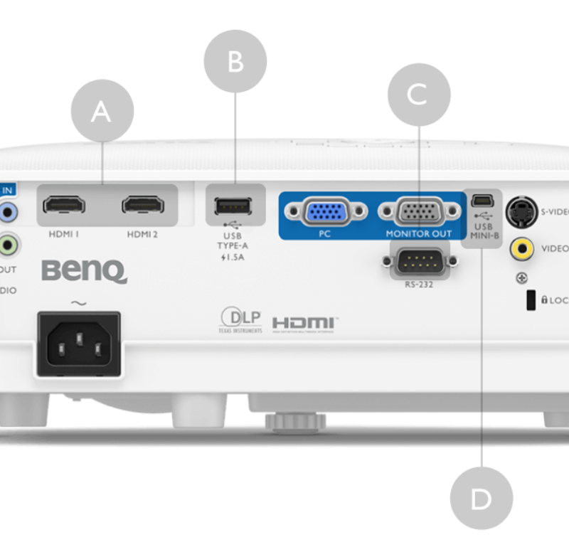Benq | MX560 | XGA (1024x768) | 4000 ANSI lumens | White | Lamp warranty 12 month(s) - Image 9