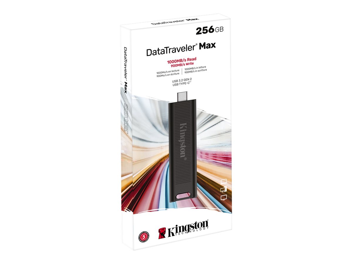 Kingston | USB Flash Drive | DataTraveler Max | 256 GB | USB 3.2 Gen 2 Type-C | Black - Image 8