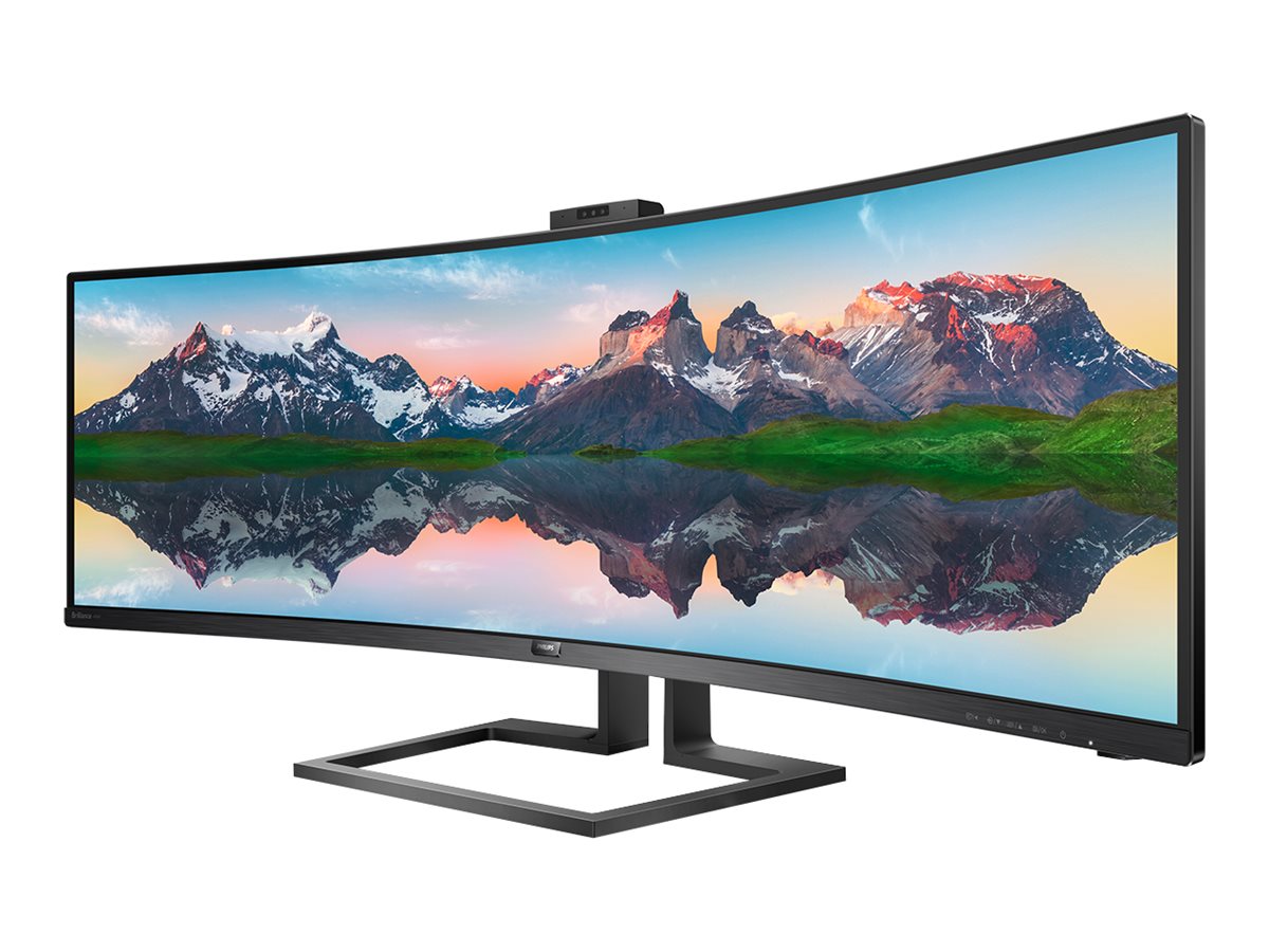 Philips | SuperWide curved LCD display | 499P9H/00 | 48.8 " | VA | Dual QHD | 32:9 | 70 Hz | 5 ms | 5120 x 1440 pixels | 450 cd/m² | Headphone out | HDMI ports quantity 2 | Black - Image 5