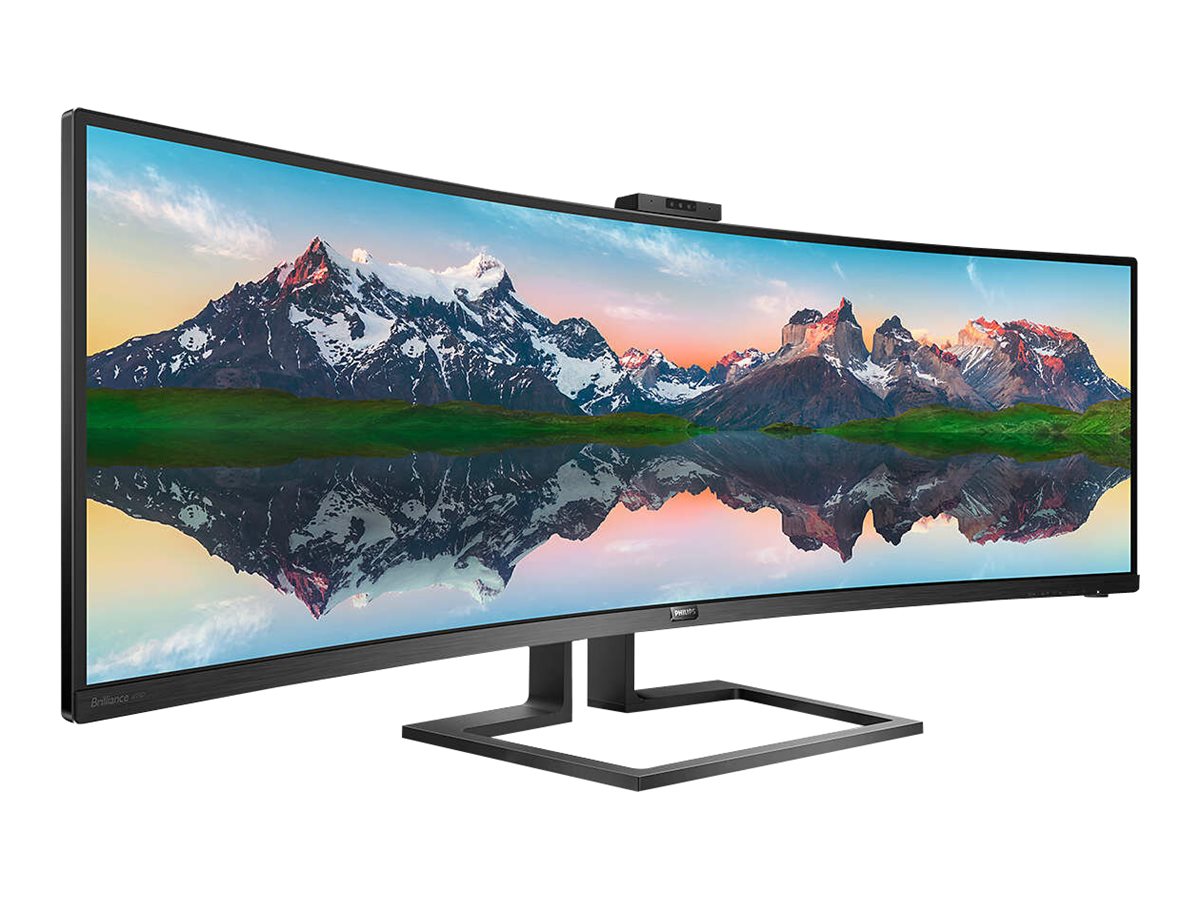 Philips | SuperWide curved LCD display | 499P9H/00 | 48.8 " | VA | Dual QHD | 32:9 | 70 Hz | 5 ms | 5120 x 1440 pixels | 450 cd/m² | Headphone out | HDMI ports quantity 2 | Black - Image 7