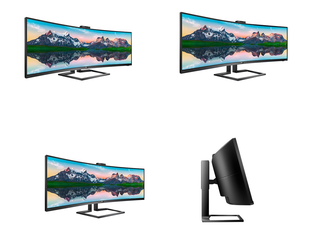 Philips | SuperWide curved LCD display | 499P9H/00 | 48.8 " | VA | Dual QHD | 32:9 | 70 Hz | 5 ms | 5120 x 1440 pixels | 450 cd/m² | Headphone out | HDMI ports quantity 2 | Black - Image 8