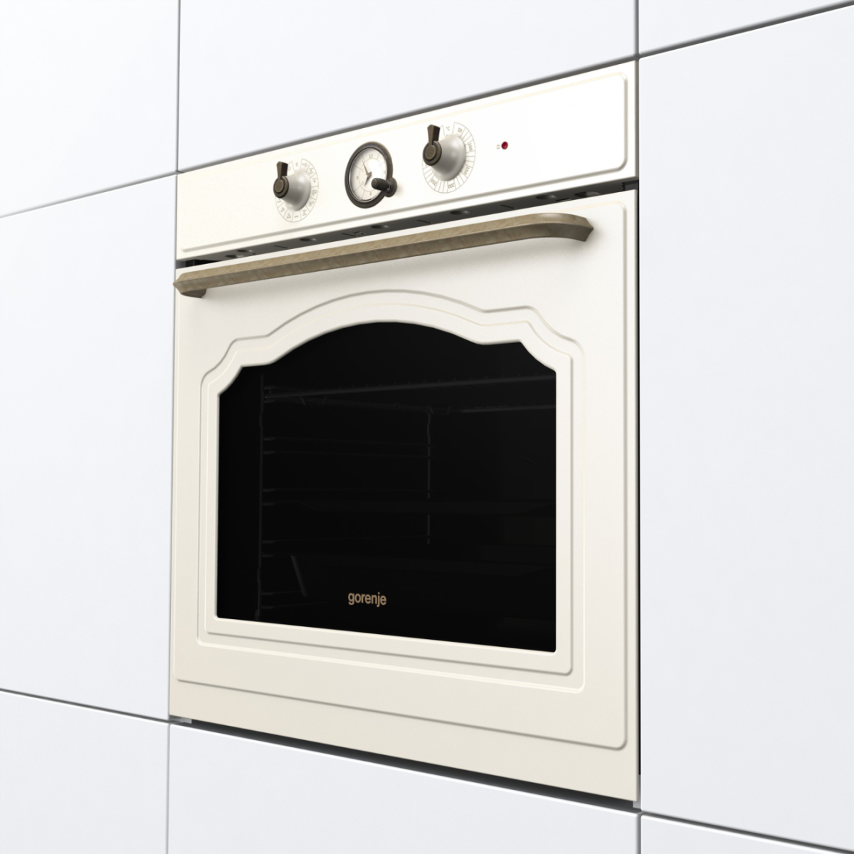 Gorenje | Oven | BOS67371CLI | 77 L | Multifunctional | EcoClean | Mechanical control | Steam function | Height 59.5 cm | Width 59.5 cm | Beige - Image 8