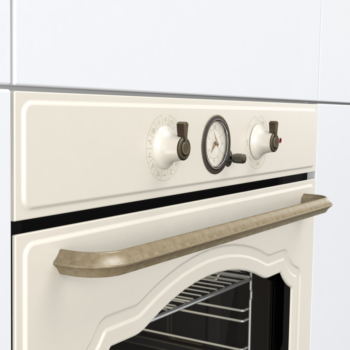 Gorenje | Oven | BOS67371CLI | 77 L | Multifunctional | EcoClean | Mechanical control | Steam function | Height 59.5 cm | Width 59.5 cm | Beige - Image 10