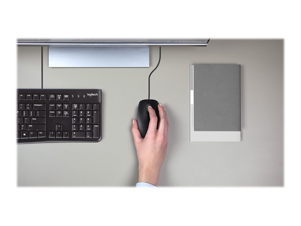 Logitech | Mouse | B110 Silent | Wired | USB | Black - Image 7