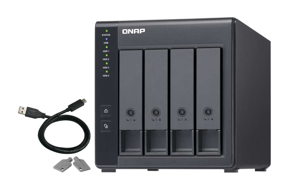 QNAP | 4-Bay | TR-004 | Up to 4 HDD/SSD Hot-Swap | Micro processor with hardware RAID - Image 3