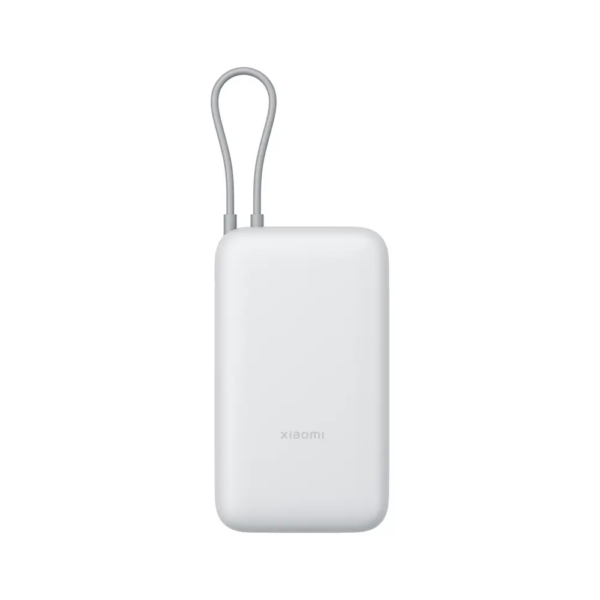 Xiaomi Power Bank 20000mAh (Integrated Cable) | 20000 mAh | Light Gray