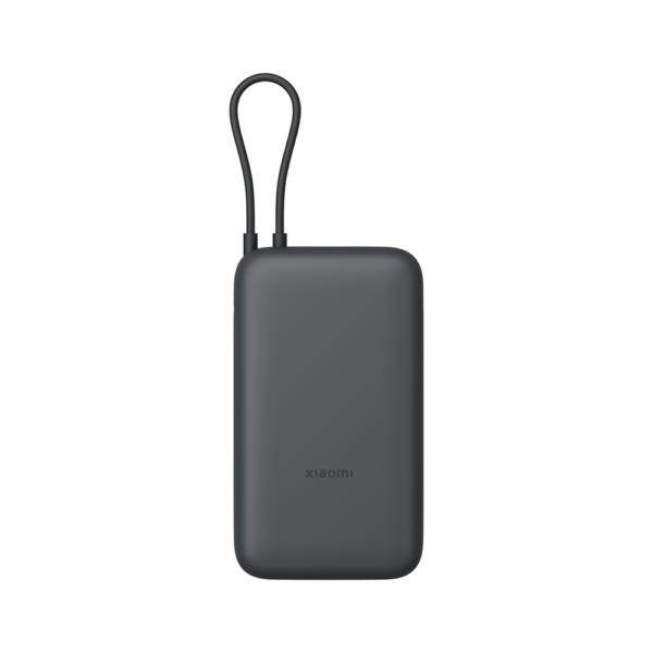 Xiaomi Power Bank 20000mAh (Integrated Cable) | 20000 mAh | Dark Gray