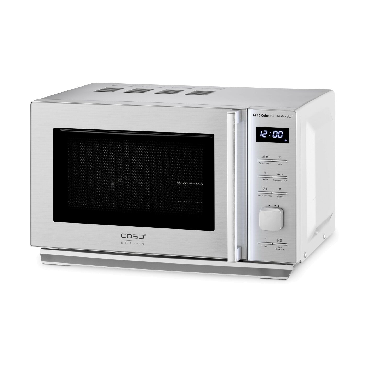 Caso | Microwave Oven | M 20 Cube | Free standing | 800 W | Silver - Image 3
