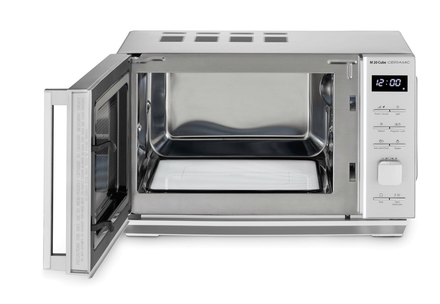 Caso | Microwave Oven | M 20 Cube | Free standing | 800 W | Silver - Image 4