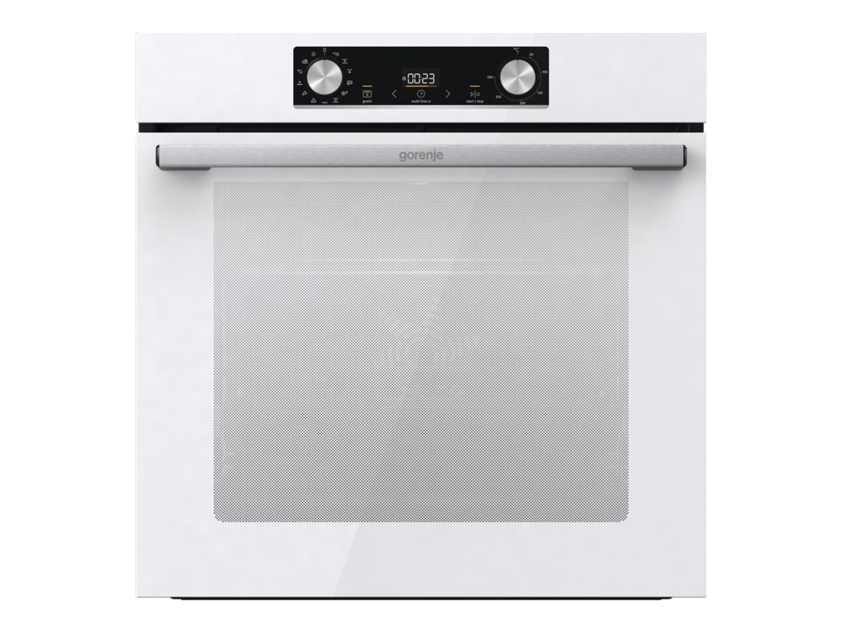 Gorenje | Oven | BOS6737E06WG | 77 L | Multifunctional | EcoClean | Mechanical control | Steam function | Height 59.5 cm | Width 59.5 cm | White