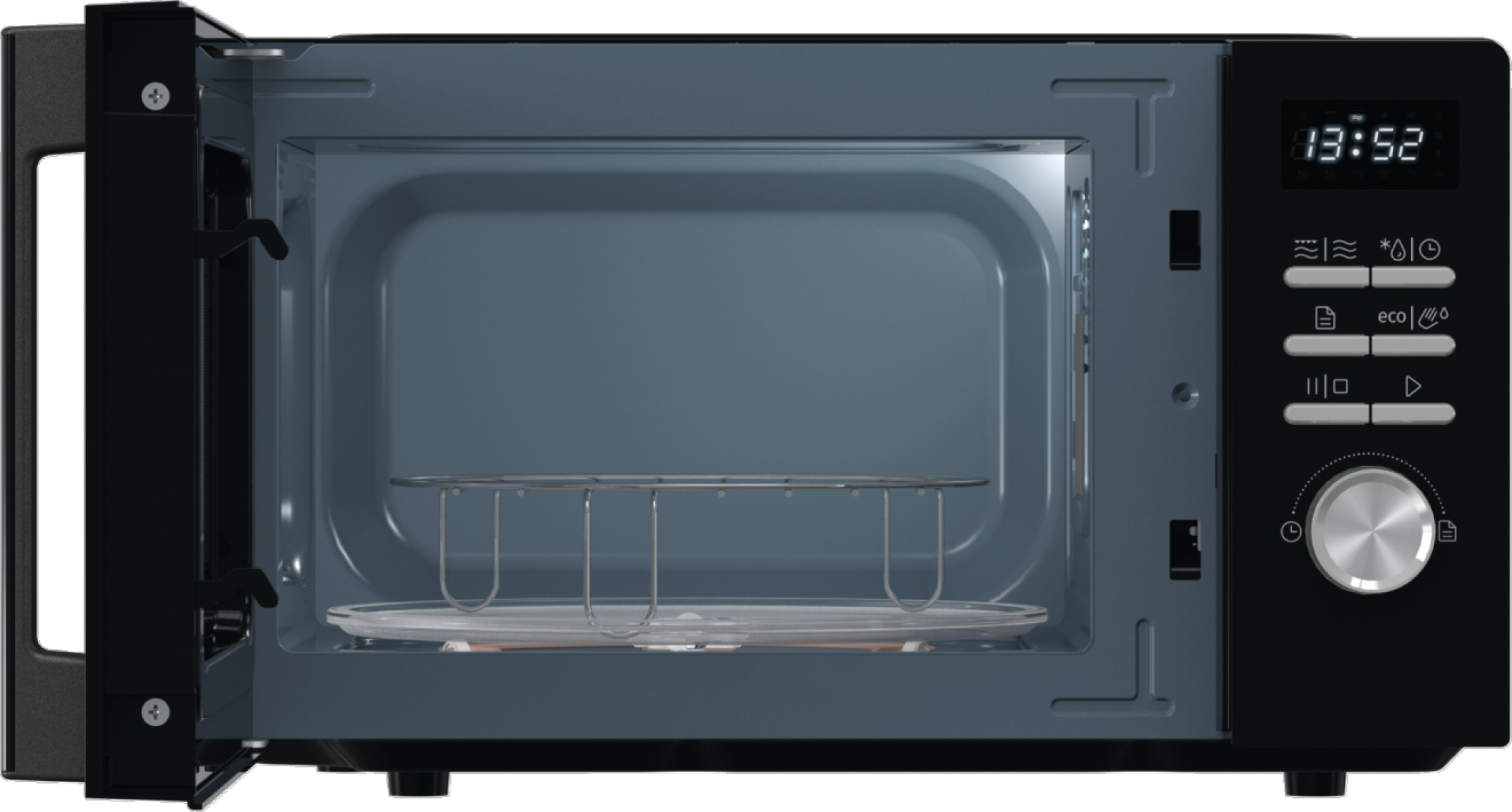 Gorenje Microwave Oven | MO20A4BH | Free standing | 20 L | 800 W | Grill | Black - Image 6