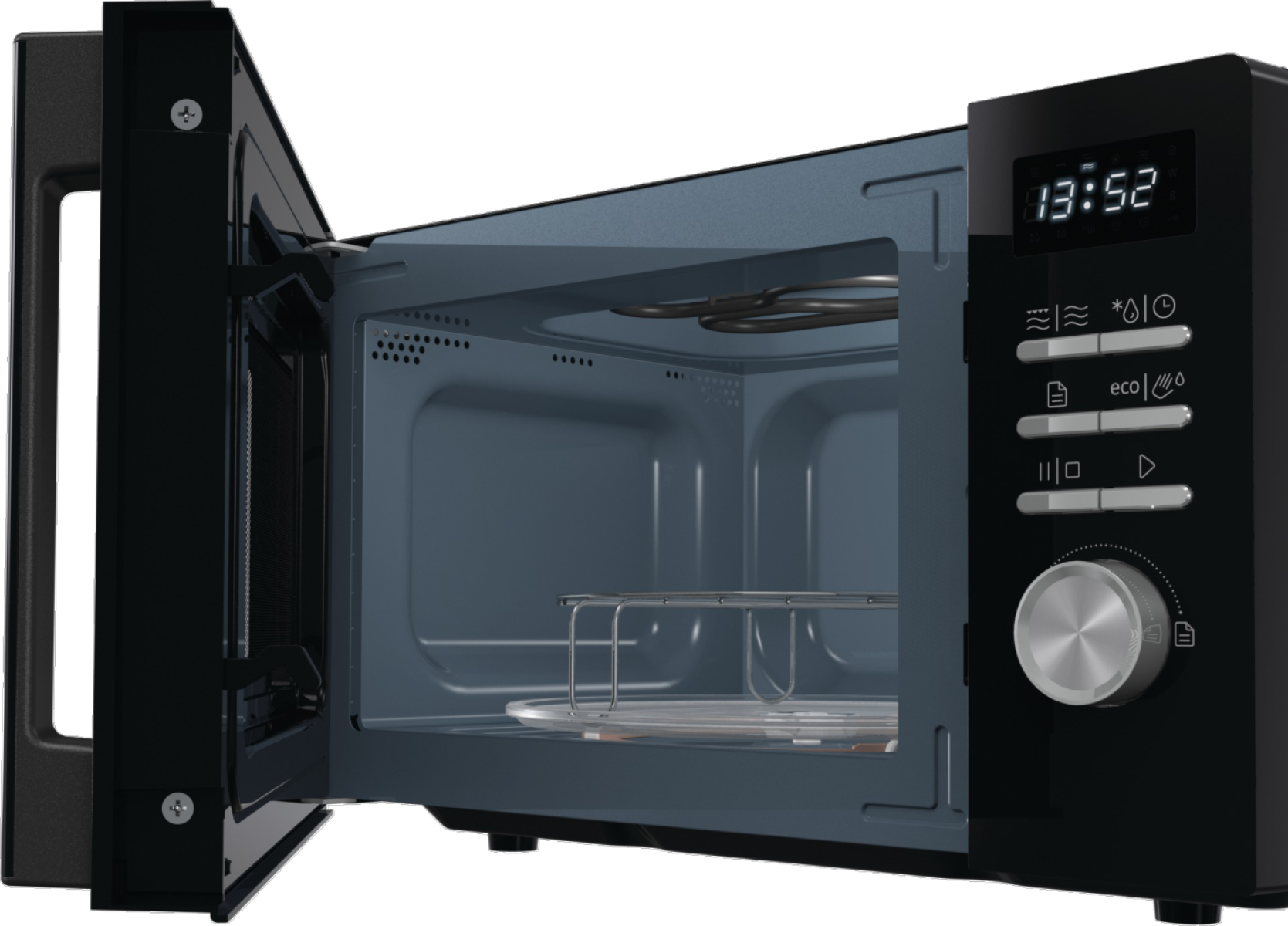 Gorenje Microwave Oven | MO20A4BH | Free standing | 20 L | 800 W | Grill | Black - Image 8