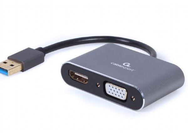 Cablexpert | USB display adapter | A-USB3-HDMIVGA-01 | USB 3.0 Type-A | 0.15 m