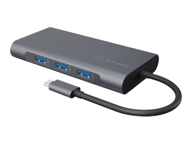 Icy Box IB-DK4040-CPD USB Type-C™ DockingStation with two video interfaces | Raidsonic - Image 4