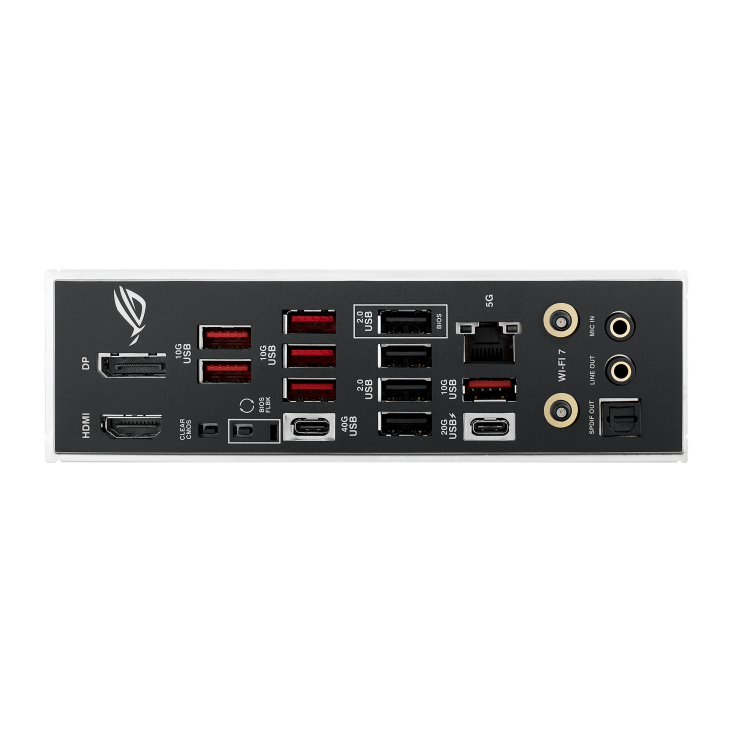 Asus ROG STRIX B850-E GAMING WIFI | Processor family AMD | Processor socket AM5 | DDR5 | Supported hard disk drive interfaces SATA, M.2 | Number of SATA connectors 4 - Image 9