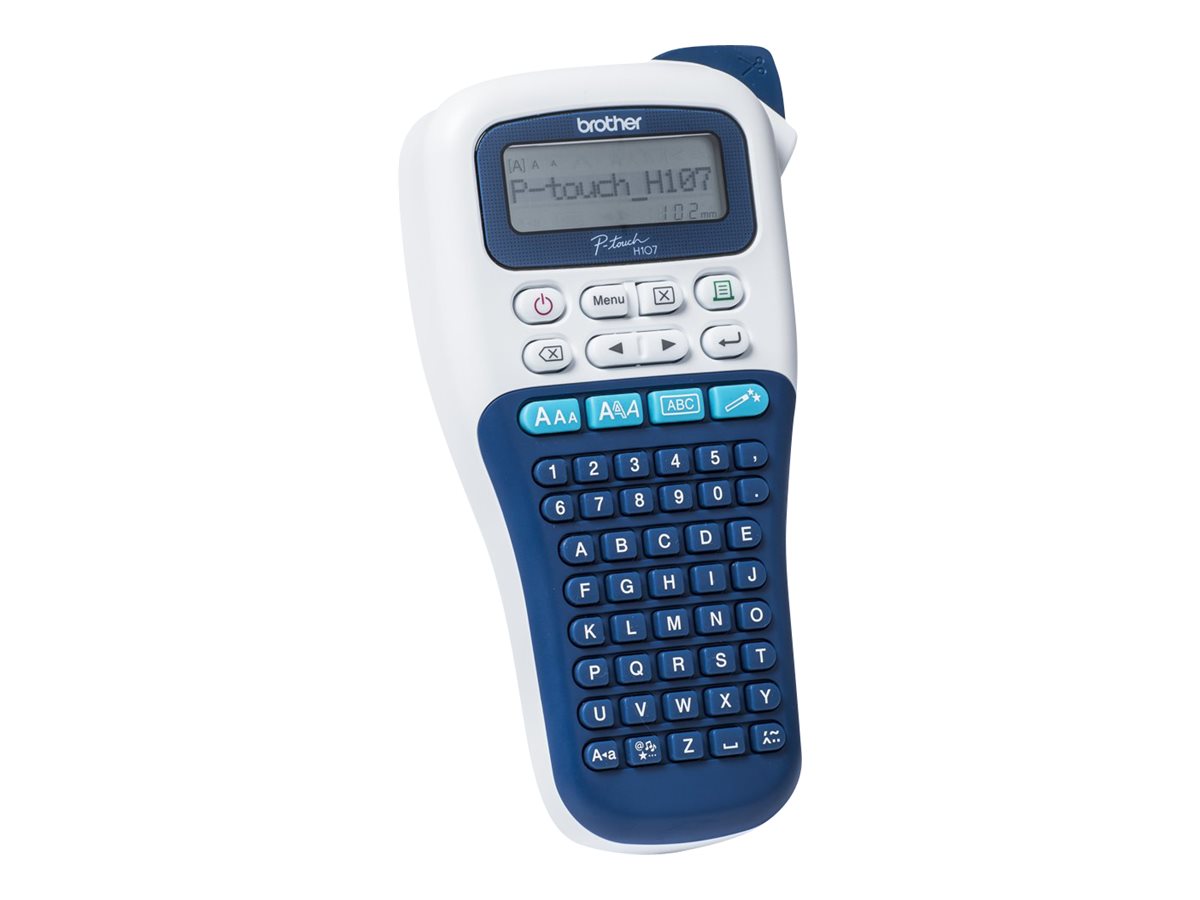 Brother PTH-107BRE1 | Mono | Thermal | Label Printer | White/ Blue - Image 9