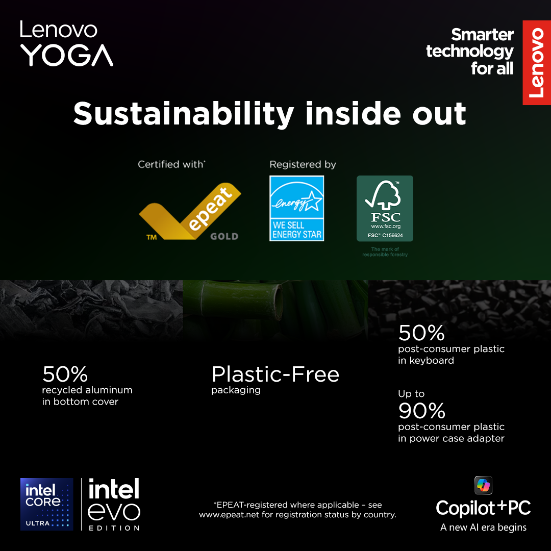 Lenovo Yoga 7 2-in-1 16ILL10 | Luna Grey | 16 " | OLED | Touchscreen | 2.8K WQXGA+ | 2880 x 1800 pixels | Intel Core Ultra 7 | 258V | 32 GB | Soldered LPDDR5x | Solid-state drive capacity 1000 GB | Intel Arc Graphics 140V | Windows 11 Home | 802.11be | Bluetooth version 5.4 | Keyboard language Nordic | Keyboard backlit | Warranty 24 month(s) | Battery warranty 12 month(s) - Image 44