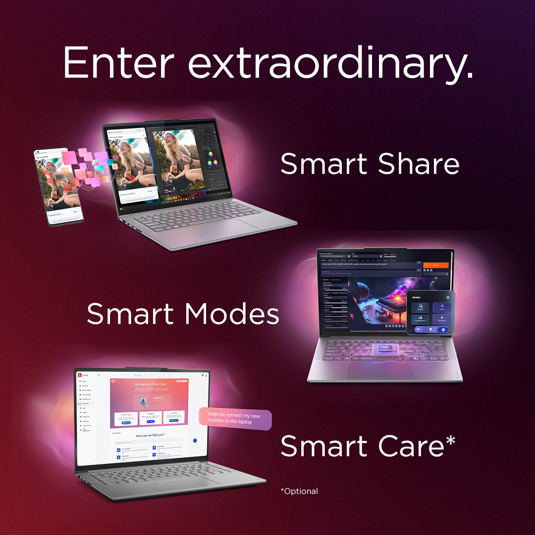 Lenovo Yoga Pro 9 16IAH10 | Tidal Teal | 16 " | OLED | 2.8K WQXGA+ | 2880 x 1800 pixels | Intel Core Ultra 7 | 255H | 32 GB | Soldered LPDDR5x | Solid-state drive capacity 1000 GB | NVIDIA GeForce RTX 5060 | GDDR7 | 8 GB | Windows 11 Pro | 802.11be | Bluetooth version 5.4 | Keyboard language English | Keyboard backlit | Warranty 24 month(s) | Battery warranty 12 month(s) - Image 33