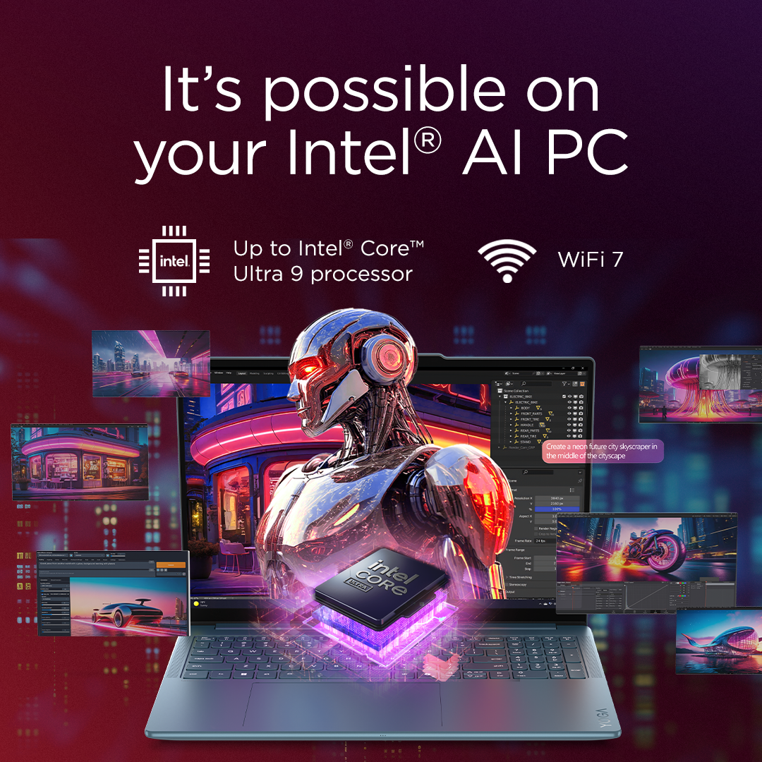 Lenovo Yoga Pro 9 16IAH10 | Tidal Teal | 16 " | OLED | 3.2K | 3200 x 2000 pixels | Glossy | Intel Core Ultra 9 | 285H | 64 GB | Soldered LPDDR5x | Solid-state drive capacity 2000 GB | NVIDIA GeForce RTX 5070 | GDDR7 | 8 GB | Windows 11 Pro | 802.11be | Bluetooth version 5.4 | Keyboard language English | Keyboard backlit | Warranty 24 month(s) | Battery warranty 12 month(s) - Image 36