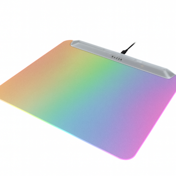 Razer RGB Gaming Mouse Mat | Firefly V2 Pro | Phantom White Edition